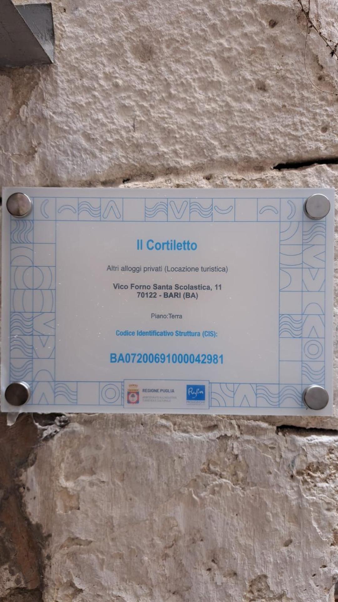 Appartamento Il Cortiletto Bari Esterno foto